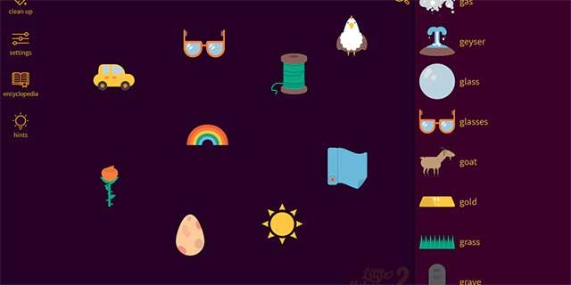 Kéo và thả các item chồng lên nhau để tạo ra các item mới