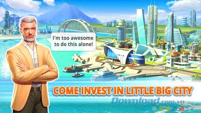 Đầu tư và xây dựng hòn đảo trở thành một thành phố sầm uất