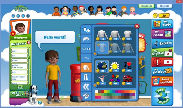 Tùy chỉnh cho nhân vật của mình