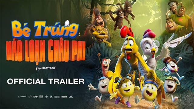 Poster phim hoạt hình Bé Trứng: Náo Loạn Châu Phi khởi chiếu từ 9/6