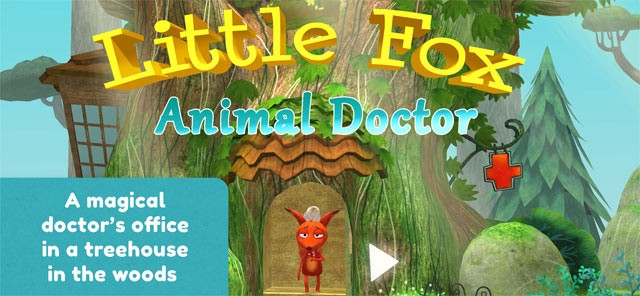 Văn phòng của bác sĩ thú y Little Fox Animal Doctor nằm trên một cái cây trong rừng