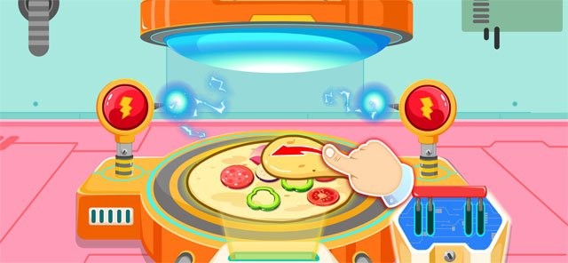 Game Bé nấu ăn trong căn bếp rô-bốt thú vị