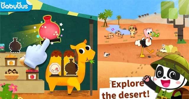 Khám phá thế giới động vật kỳ thú trong Little Panda's Animal World cho Android
