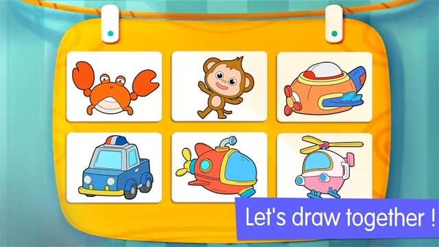 Bẽ hãy vẽ và tô màu những hình vẽ đơn giản theo ý thích nhé