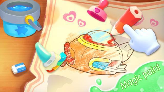 Tô màu trên bảng vẽ phép thuật