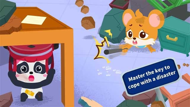Hãy trở thành chuyên gia ứng phó thảm họa với Little Panda's Earthquake Rescue for Android