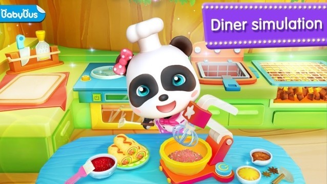 Bé trở thành đầu bếp trong game mô phỏng thú vị Little Panda’s Restaurant