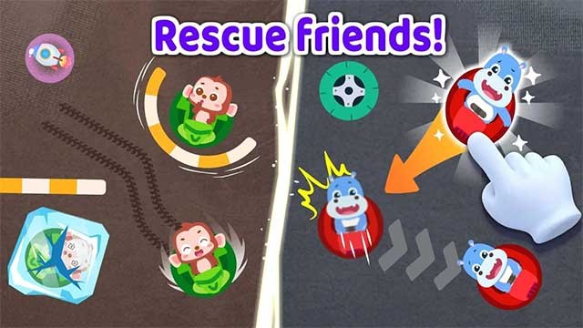 Đâm xe vào khối băng để giải cứu bạn bè