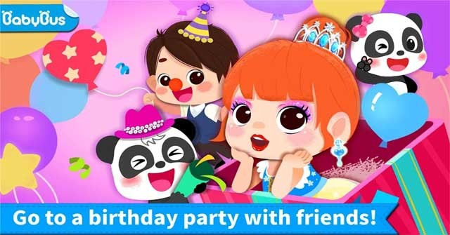 Cùng bạn bè tham dự một bữa tiệc sinh nhật dễ thương trong Little Panda's Birthday Party