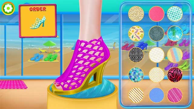 Thiết kế những đôi giày lộng lẫy theo cách bạn muốn trong Little Shoe Designer cho Android
