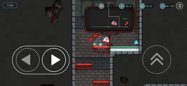 Điều khiển trò chơi đơn giản, nhân vật phiêu lưu bằng cách nhảy