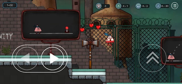 Phiêu lưu cùng tam giác nhỏ qua nhiều khu vực khác nhau trong game Little Triangle