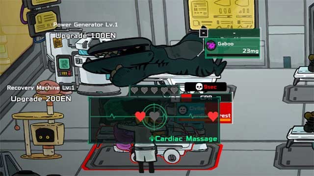 Nếu binh lính bị thương, hãy đưa họ đến chỗ bác sĩ Doc để chữa trị