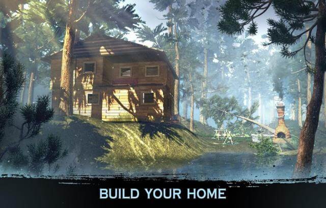 Xây dựng nhà - nơi trú ẩn để tránh kẻ thù, zombie và thú dữ