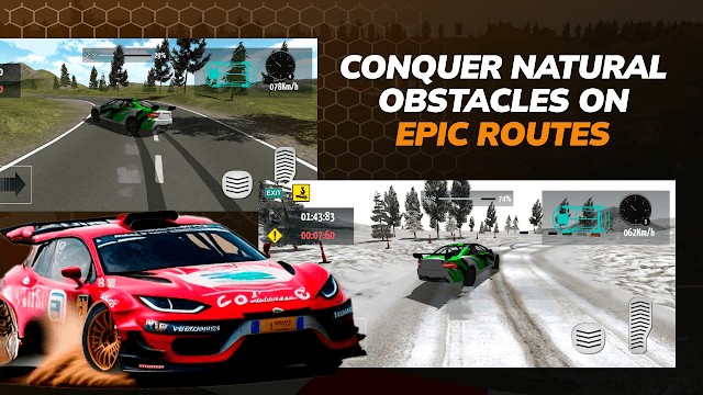 Chinh phục các chướng ngại tự nhiên trên đường đua