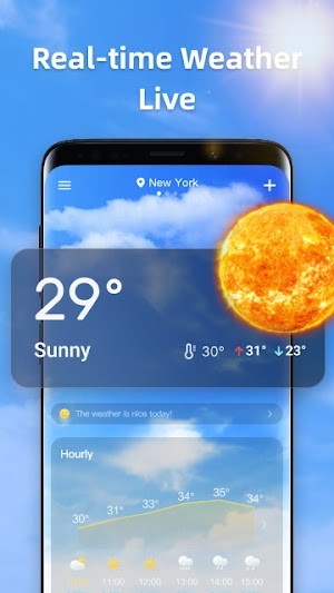 Live Weather dự báo thời tiết thời gian thực