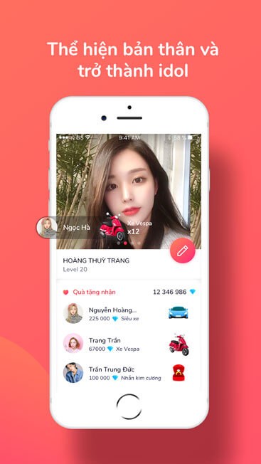 Song ca cùng bạn bè, người nổi tiếng