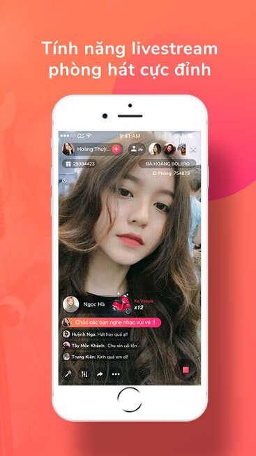 Hỗ trợ phòng hát livestream