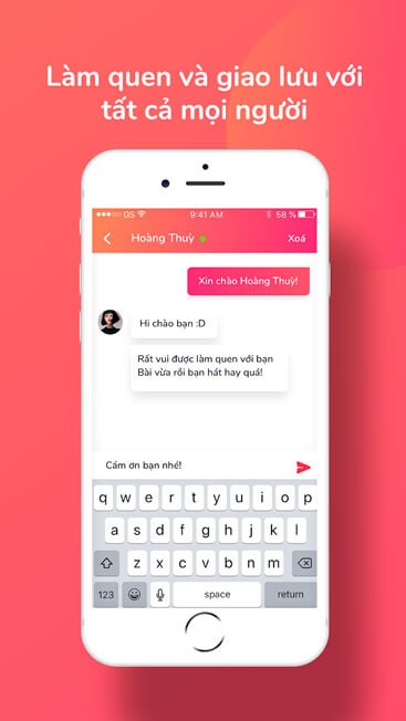 Giao lưu, kết bạn với mọi người