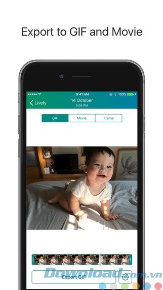 Làm ảnh GIF và phim từ Live Photo