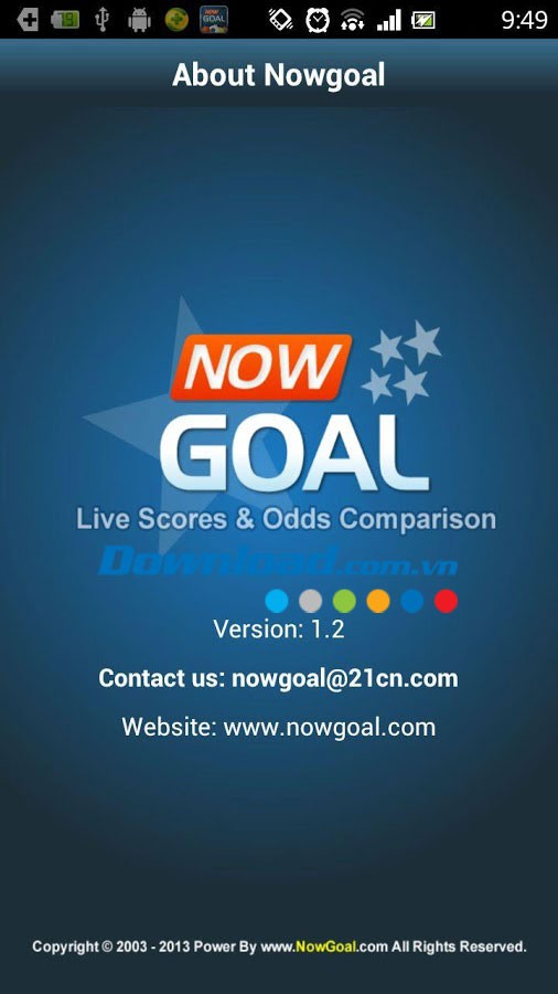 Livescore odds for Android