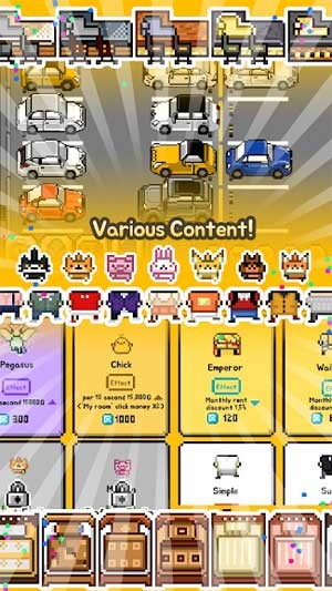 Rất nhiều item dễ thương phục vụ cho cuộc sống của sinh viên như xe,đồ nội thất, vật nuôi