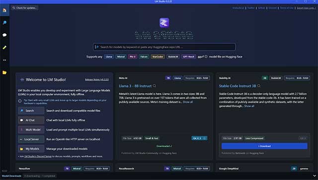 Khám phá các LLM mới và đáng chú ý ngay bên trong trang Discover