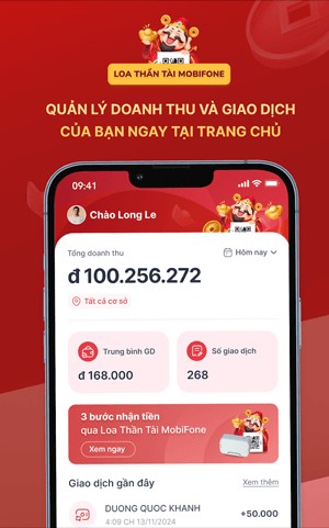 Quản lý doanh thu và giao dịch