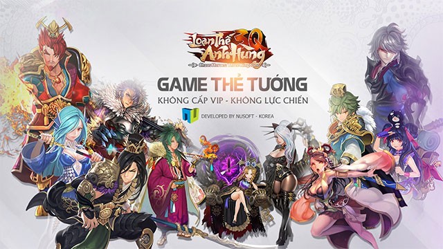 Game thẻ tướng Loạn Thế Anh Hùng 3Q