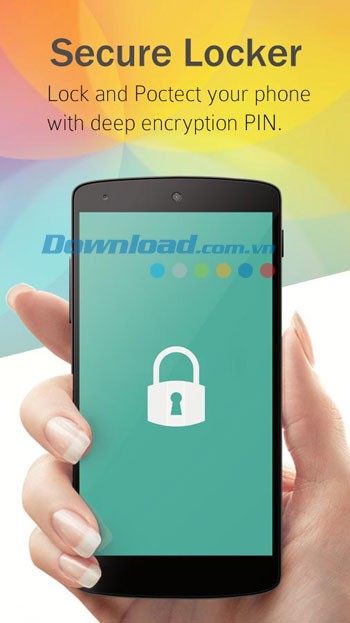 Tính năng bảo mật của Lock Screen LG G3 Theme cho Android