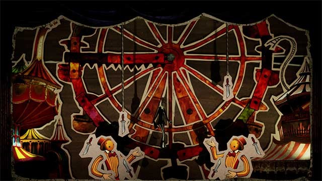 Game thủ có thể xoay, di chuyển, lật sân khấu hoặc đạo cụ để tìm cách giải đố