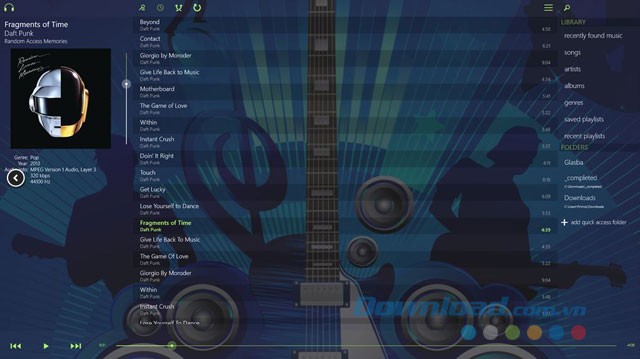 Các lựa chọn theme khá đẹp mắt