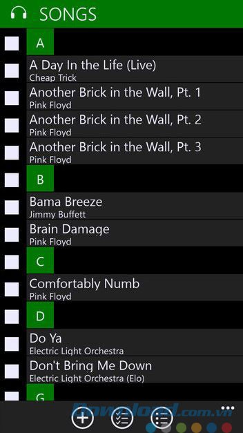 Danh sách bài hát theo thứ tự bảng chữ cái