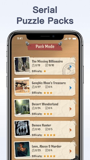 Một loạt gói câu đố khác nhau