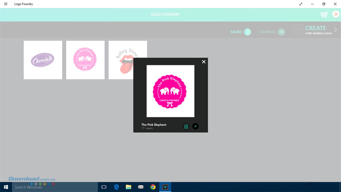 Xem và quản lý logo