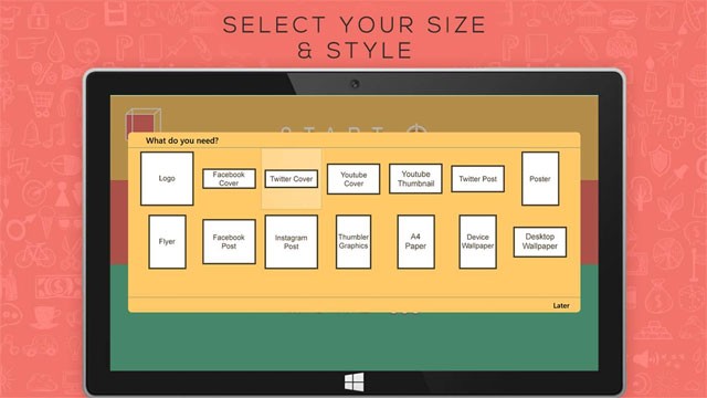 Chọn kiểu logo cần thiết kế
