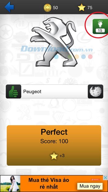 Sử dụng gợi ý