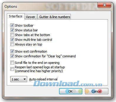 Một số lựa chọn cài đặt khác