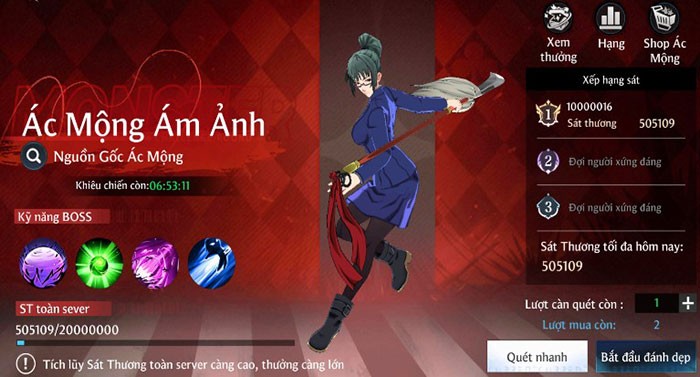 Nhiều hoạt động và thử thách để rèn luyện kỹ năng chú thuật