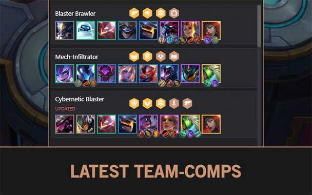 Bạn có thể xem các bảng tổng hợp mới nhất về Team comp