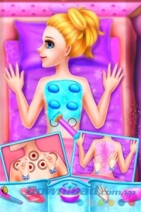 Mát xa lưng công chúa trong Long Hair Princess Talent cho Android