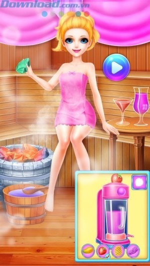 Thư giãn trong phòng xông hơi