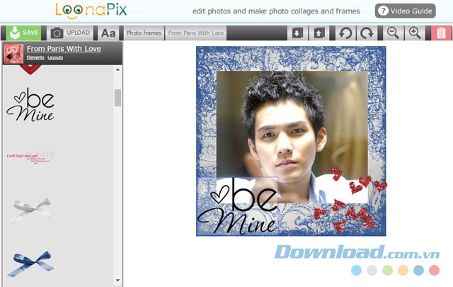 Chỉnh sửa ảnh đa năng trên LoonaPix