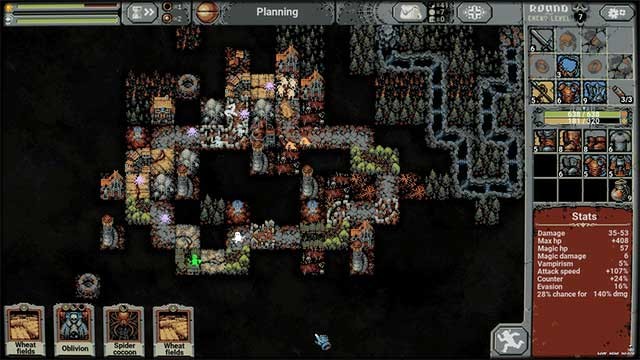 Biến các tài nguyên khó kiếm được thành vật dụng nâng cấp khu trại