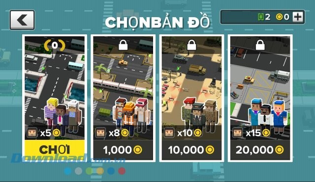 Bản đồ game Loop Taxi