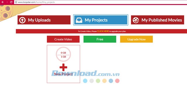 Giao diện Loopster