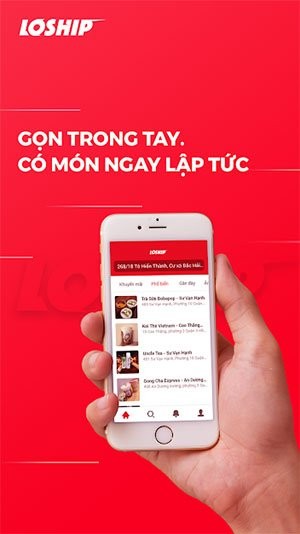 Dịch vụ giao đồ ăn Loship cho iOS