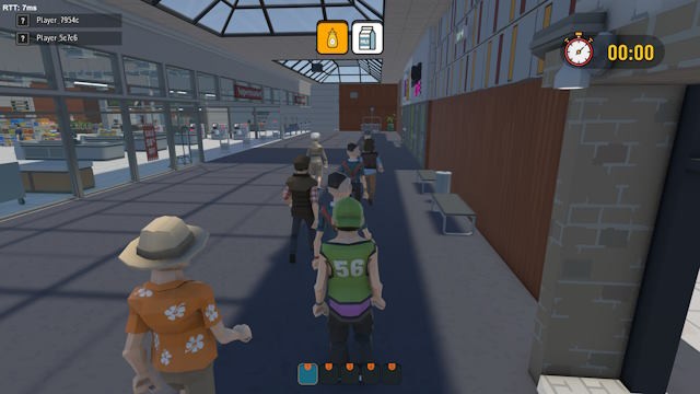 Nếu là kẻ trộm, cố gắng trà trộn vào đám đông khách hàng NPC