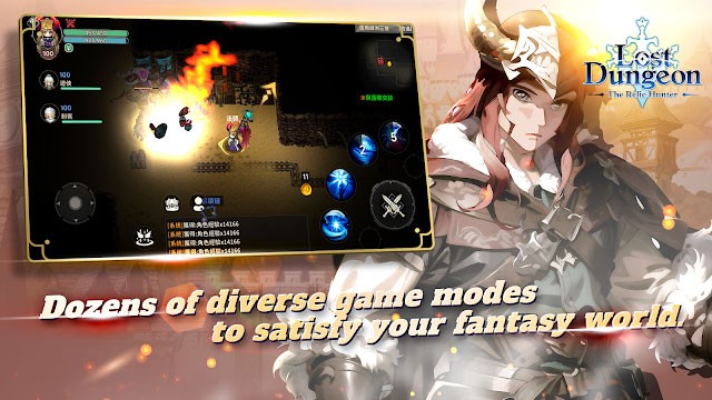 Hàng chục chế độ trò chơi hấp dẫn cho bạn trải nghiệm thế giới giả tưởng Lost Dungeon The Relic Hunter