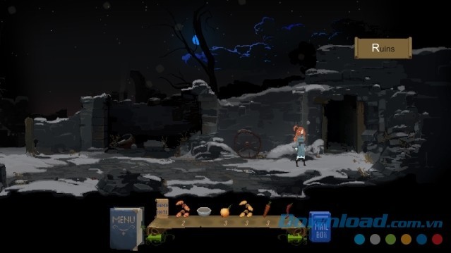 Giao diện chính của game phiêu lưu mới Lost in Bardo cho máy tính